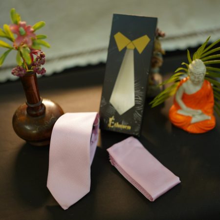 Light Pink Microfiber Tie