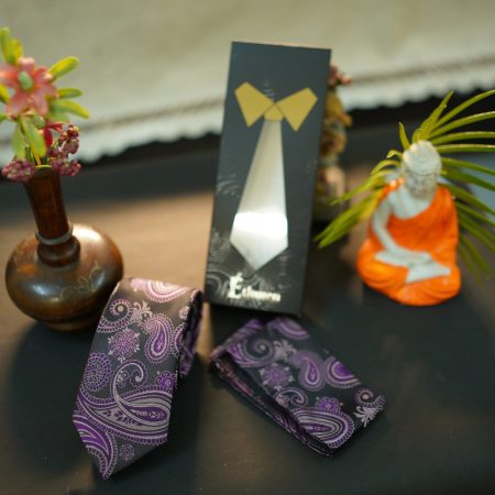 Paisley Microfiber Tie
