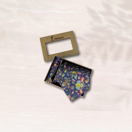 Ethmen Paisley Patterned Tie And Pocket Square Set
