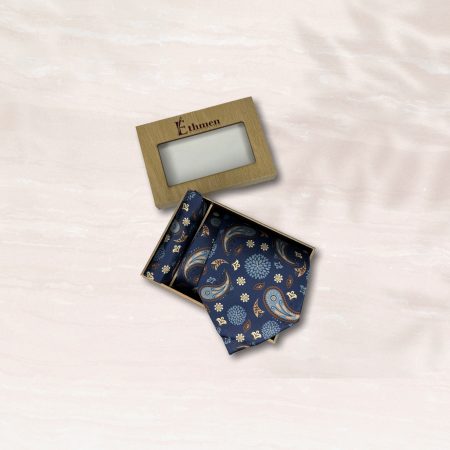 Ethmen 'Midnight Meadow' Tie and Pocket Square Set