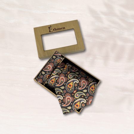 Ethmen 'Bohemian Paisley' Tie and Pocket Square Set